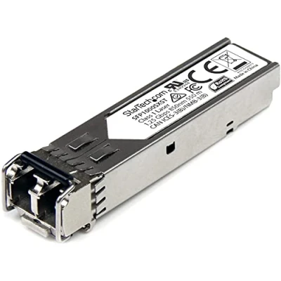 Imagen de StarTech.com Módulo Transceptor SFP no Codificado MSA 1000BASE SX Óptico de Fibra Multimodo (MMF) 1GbE Ethernet Gigabit 1Gb LC 550m 850nm DDM (SFP1000SXST)