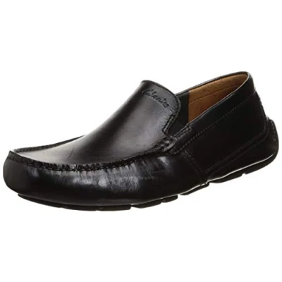 Imagen de Clarks Markman Plain, Mocasines Hombre, Piel Negra, 42 EU