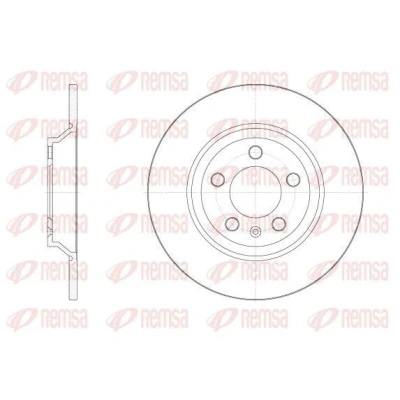 Imagen de Disco de freno REMSA 62521.00