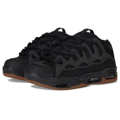Imagen de Osiris Zapatillas de skate D3 2001 para hombre, negro/negro/Gum, 41 EU