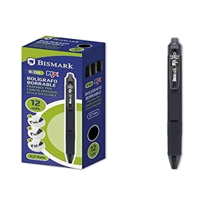 Imagen de Bolígrafo Bismark B 110 Fix Negro 0,7 mm (12 Piezas)