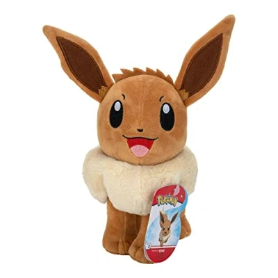 Imagen de Pokémon Eevee Peluche de 8 Pulgadas, Detalles auténticos, Juguetes para niños