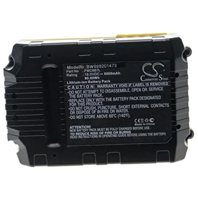Imagen de vhbw Batería Recargable reemplaza Stanley FMC687L para Herramientas eléctricas (5000 mAh, Li Ion, 18 V)