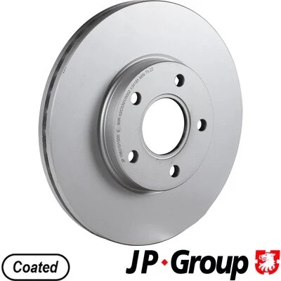 Imagen de JP GROUP 1563101500 Disco de freno Eje delantero 278 24 5 ventilación interna revestido FORD: Tourneo Connect, Transit Connect Mk1 Furgón