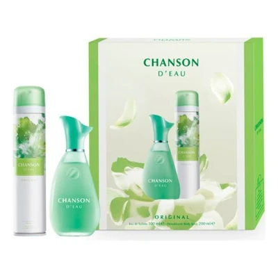 Imagen de CHANSON D&#039;EAU ORIGINAL Set Eau De Toilette 100ml, Antiperspirant 200ml