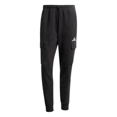 Imagen de adidas Hombre Essentials FEELCOZY French Terry Pant Cuffed, Black/White, L