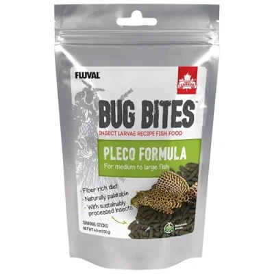 Imagen de Fluval Bug Bites Comida para Plecos, 130 g