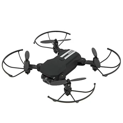 Imagen de Mini Drone con cámara 4K/1080P/480P, Quadcopter RC plegable WIFI, profesional modo sin cabeza, retención de altitud, transmisión en tiempo real, retorno una tecla(Negro 480P)
