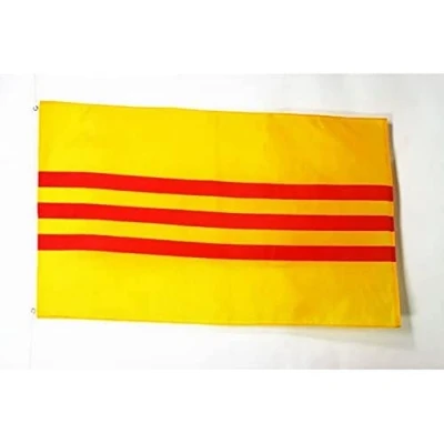 Imagen de AZ FLAG Bandera Vietnam Del Sur 150x90 cm Vietnamita 100% Poliéster Con Ojales de Metal integrados 110g Colores Vivos Y Resistente A La Decoloración
