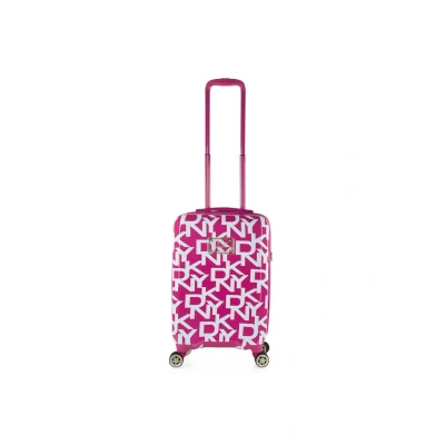 Imagen de DKNY Maletas De Viaje Cabina 55X40X20 Rígidas Trolley con Ruedas Maleta Mano para Avion Ligera Equipaje Viajes Cortos Compatible Ryanair, Magenta