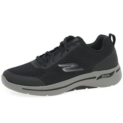 Imagen de Skechers Go Walk Arch Fit Idyllic, Zapatillas Hombre, Negro Textil Sintético, 45.5 EU