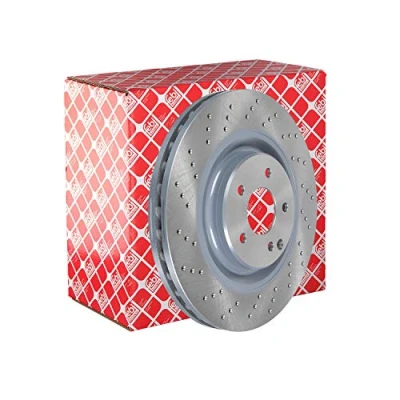 Imagen de FEBI BILSTEIN 37516 Disco de freno Eje delantero 345 30 5 112 perforado/ventil. int. revestido MERCEDES BENZ: Clase C Berlina, CLK Coupé