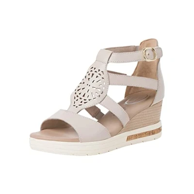 Imagen de Tamaris 8 88308 20, Sandalia con talón Mujer, OFFWHITE, 41 EU Ancho