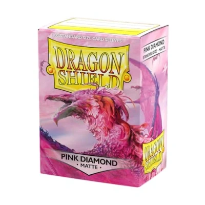 Imagen de Arcane Tinmen Dragon Shield Sleeves Matte: Pink Diamond (Box of 100), AT 11039