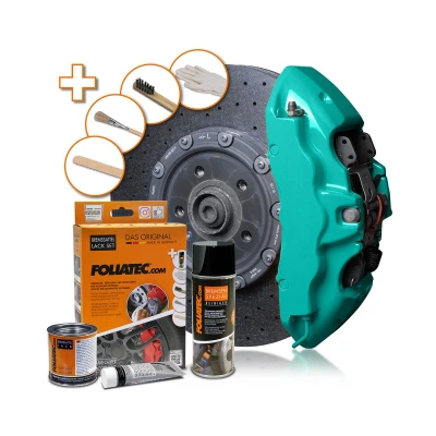 Imagen de FOLIATEC 2174 Barniz pinza freno aerosol 400, 125, 50 turquesa