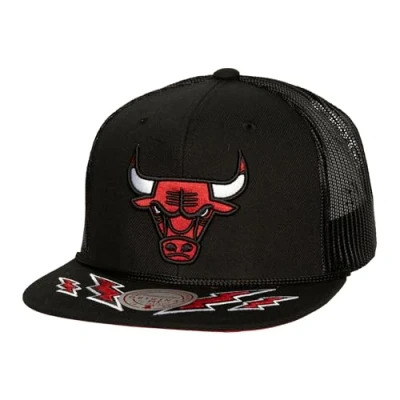Imagen de Mitchell &amp; Ness NBA Recharge Trucker Gorra Chicago Bulls, Negro , Talla única