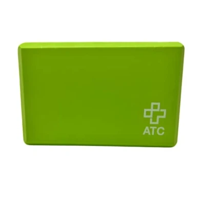 Imagen de ATC Handels GmbH bloque de yoga para asanas, pilates y ejercicios yoga, estiramiento, ladrillos color verde