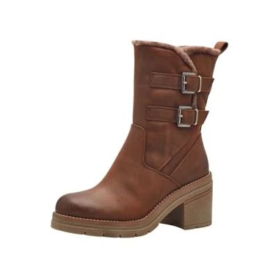 Imagen de Marco Tozzi Botas para la nieve, Mujer, Talla: 41, Cognac Zapatos