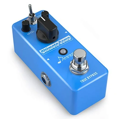 Imagen de Pedal compresor Donner, Ultimate Comp 2 Modos de efecto compresión puramente analógico para guitarra eléctrica y bajo True Bypass