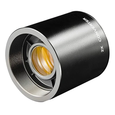 Imagen de Walimex 12602 Potenciador Zoom x2 (con Montura para T2), Color Negro