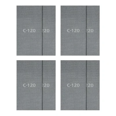 Imagen de wolfcraft Juego de rejillas lijado para placas yeso, 115 x 280 mm, grano 120/220, 16 piezas I 8644000 Tejidos rejilla lijadora orbital o manual