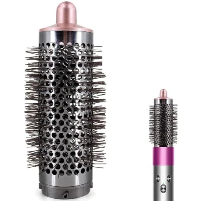 Imagen de Moupaa Cepillo redondo voluminizador para Dyson Airwrap HS05/HS01 Multi Styler Número de pieza 969489 01 970750 cabello liso y liso, Negro