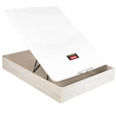 Imagen de PIKOLIN Canapé abatible naturbox Transpirable Altura 32 cm Glaciar, 135x190cm