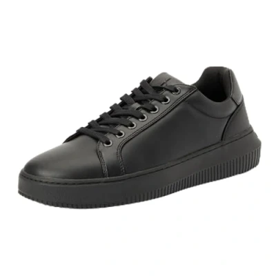 Imagen de Calvin Klein Jeans Chunky Cupsole Clean Low Zapatillas Deportivas Hombre, Negro (Triple Black), 42 EU