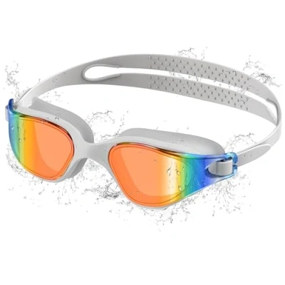 Imagen de Ambienden Gafas Natacion Hombre Mujer Para Adultos Lentes Antivaho HD, ProteccióN UV, Impermeables, Aptas Entrenamiento, CompeticióN Y Piscina Unisex Con Ajuste Seguro GR