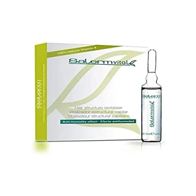 Imagen de Salerm Vital Vitalizador Estructural Capilar 4x13ml (Antihumedad), Único, Estándar