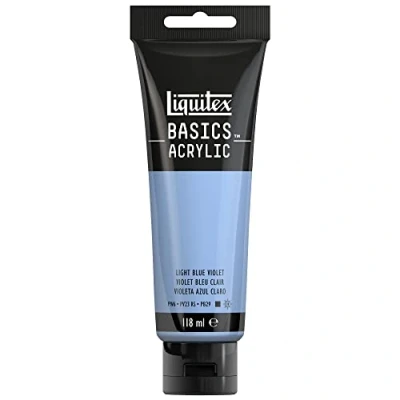 Imagen de Liquitex Basic Acrylic Tubo de Pintura Acrílica, 118 ML, Azul (Violeta Claro Nuevo)