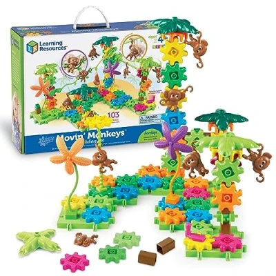 Imagen de Learning Resources Monos en Movimiento Movin’ Monkeys de Gears! Gears