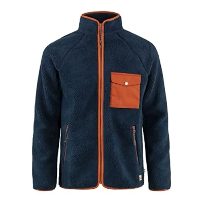 Imagen de Fjallraven 84158 560 215 Vardag Pile Fleece M/Vardag M Sweatshirt Hombre Navy Autumn Leaf Tamaño XL