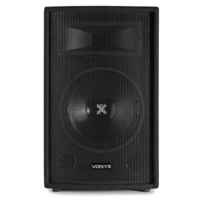 Imagen de Vonyx SL10 Altavoz pasivo de 500w, Caja para Fiestas, 10 Pulgadas, Discoteca, DJ con Asas, Altavoces Tophat