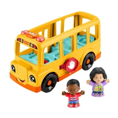 Imagen de Fisher Price Little People HYT03 Juguete Escolar para niños pequeños con música y 2 Figuras a Partir de 1 año