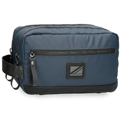 Imagen de Pepe Jeans Hoxton Neceser Dos Compartimentos Azul 26x16x12 cms Poliéster
