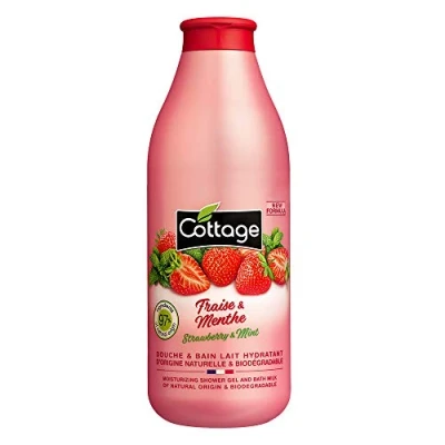 Imagen de Gel de ducha y Baño Leche Fresa&amp;Mental 750 ml