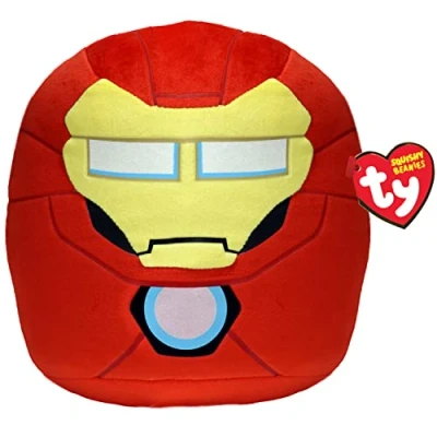 Imagen de TY Squishy Beanie de Iron Man 10 Pulgadas