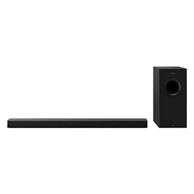 Imagen de Panasonic SC HTB600EGK Barra de sonido 2.1 con subwoofer inalámbrico (360 W , Bluetooth, HDMI, Dolby Atmos, ARC, RMS, Montaje en Pared) Color Negro