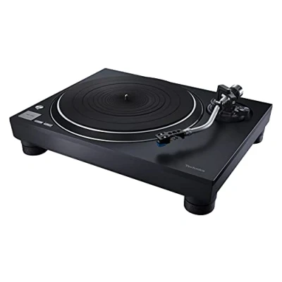 Imagen de Technics SL 100 Tocadiscos Premium de Tracción Directa (Elevación Automática la Aguja, Diseño Elegante y Clásico, para DJ), Negro