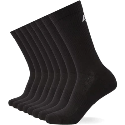 Imagen de FM London Unisex 8 PACK Calcetines, Talla: 39 42, Black