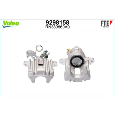 Imagen de FTE 9298158 Pinza de freno gris Aluminio Eje trasero, derecha sin soporte AUDI: A4 B6 Avant, B5 Berlina