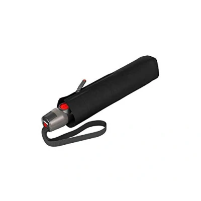 Imagen de Paraguas negro plegable Knirps T.200 Meidum Duomatic Black