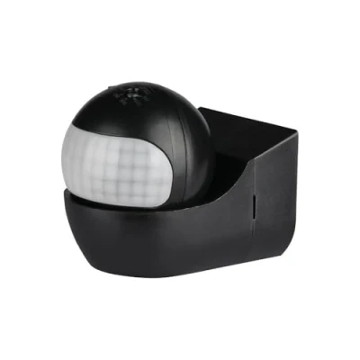 Imagen de Sensor de movimiento por infrarrojos PIR 180â cabeza orientable Black IP44 vt 5089