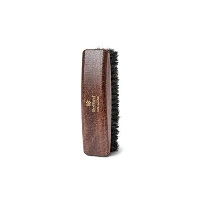 Imagen de Cepillo Pulidor de Zapatos Lettro Madera para Botas y Brillantes, 100% Pelo Caballo Calzado Cuero Pulido, Cerdas Negras