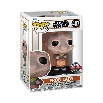 Imagen de Funko Pop! Star Wars: The Mandalorian Frog Lady Figura de Vinilo Coleccionable Idea Regalo Mercancia Oficial Juguetes para Niños y Adultos TV Fans Muñeco Coleccionistas