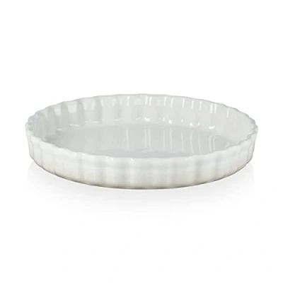 Imagen de Le Creuset Molde tarta de cerámica gres 28 cm, 2, 1 L, Meringue, 71120287160001