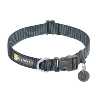 Imagen de RUFFWEAR Collar de Perro ultrafuerte y Ligero, Anillo fijación Plomo Aluminio Hebilla liberación Lateral, 20&quot; 26&quot;