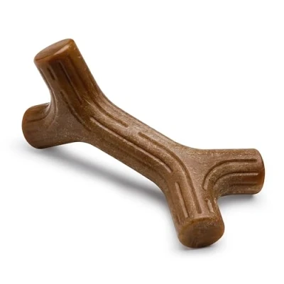 Imagen de Benebone Juguete masticable Indestructible para Perros masticadores agresivos, rompe el aburrimiento Resistente de Larga duración Perros, Sabor Real a Tocino, medianos, Fabricado en