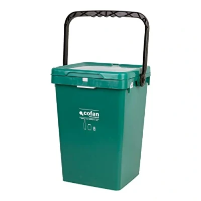 Imagen de Cofan Contenedor Verde Para Vidrio Modelo Zirconio Capacidad 25 L